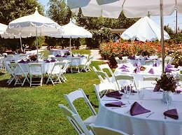 Wedding reception tables